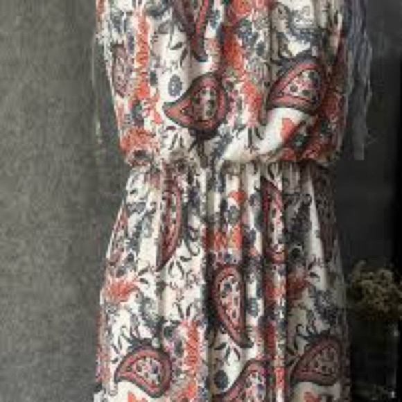 Anthropologie Naïf dress floral paisley boho summer size xl like new - Picture 1 of 7